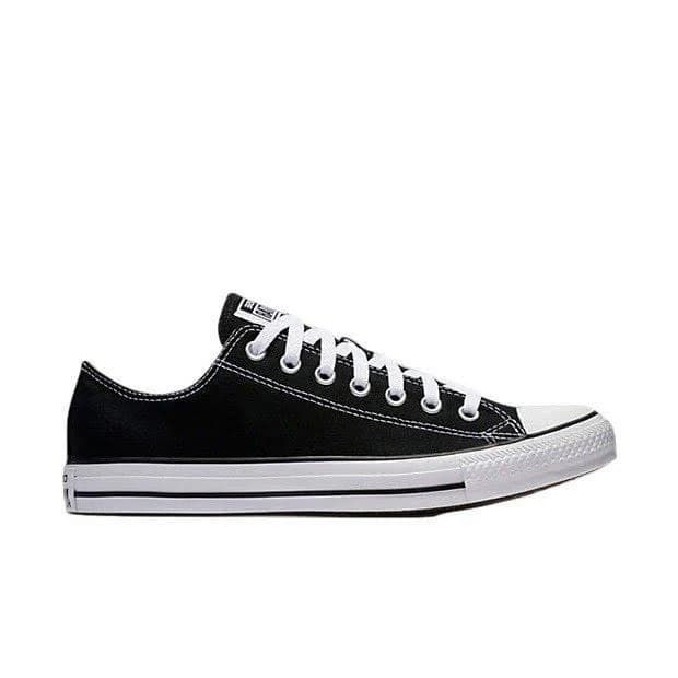Converse Chuck Taylor All-Star Low Black/White Grade School Kids' Casual Shoes, Size: 7