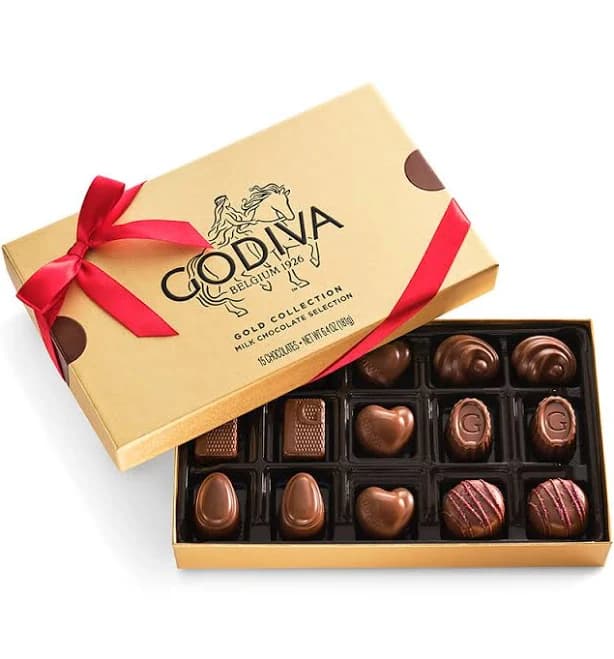 Godiva Milk Chocolate Gold Gift Box