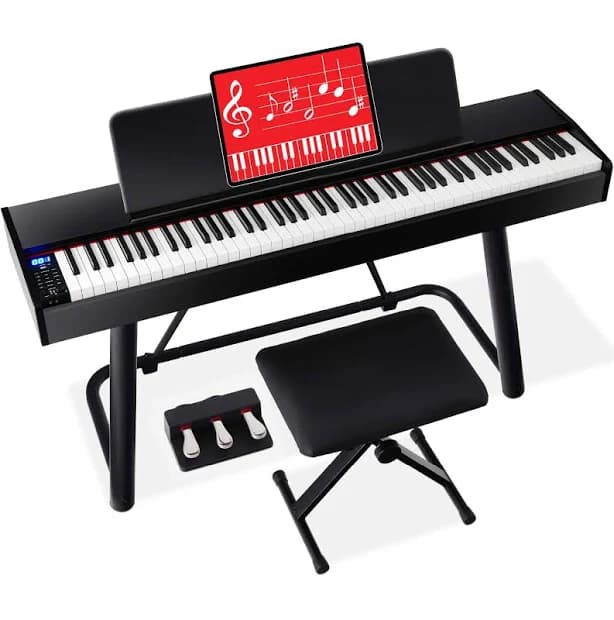 Best Choice Products 88-Key Full Size Digital Piano Set