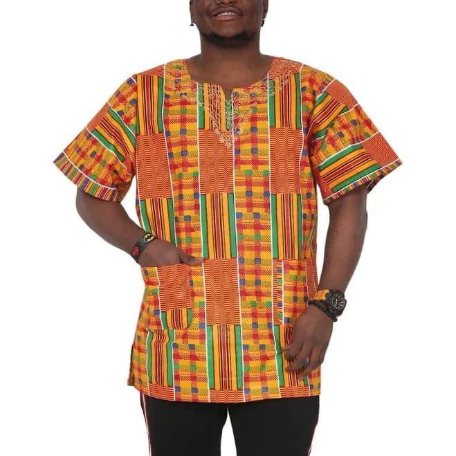 Kente Print Shirt