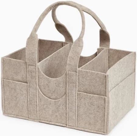 Sprucely Felt Diaper Caddy