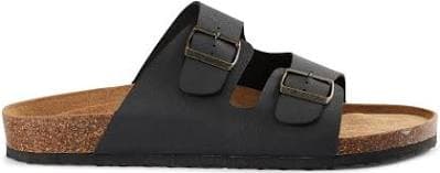 Nautica Men's Big & Tall Cork Buckle Slip-On Sandals