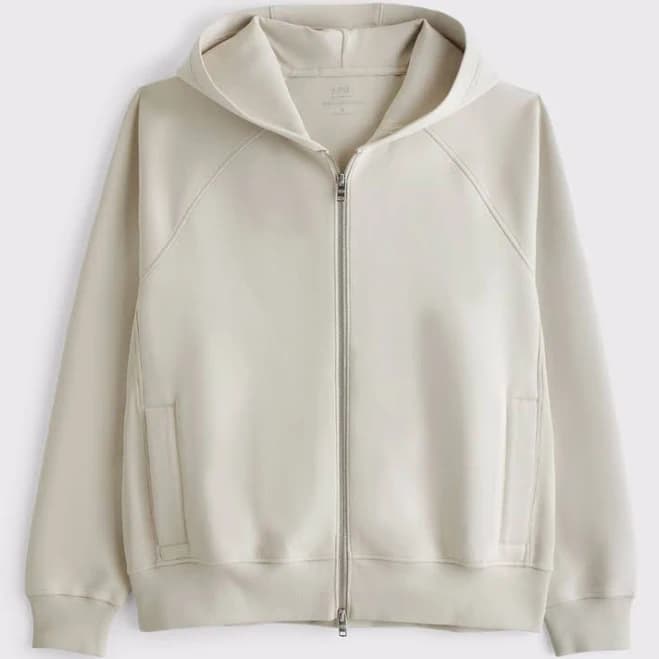 Abercrombie & Fitch Men's Neoknit Max Full-Zip Hoodie