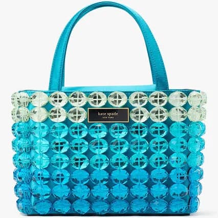Kate Spade Sam Icon Candy Beaded Satin Tote