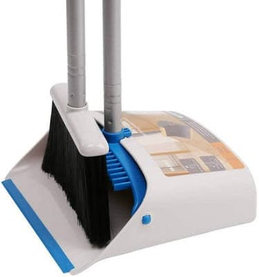 Treelen Long Handle Broom and Dustpan Set