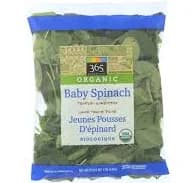 365 EVERYDAY VALUE Organic Baby Spinach, 5 oz
