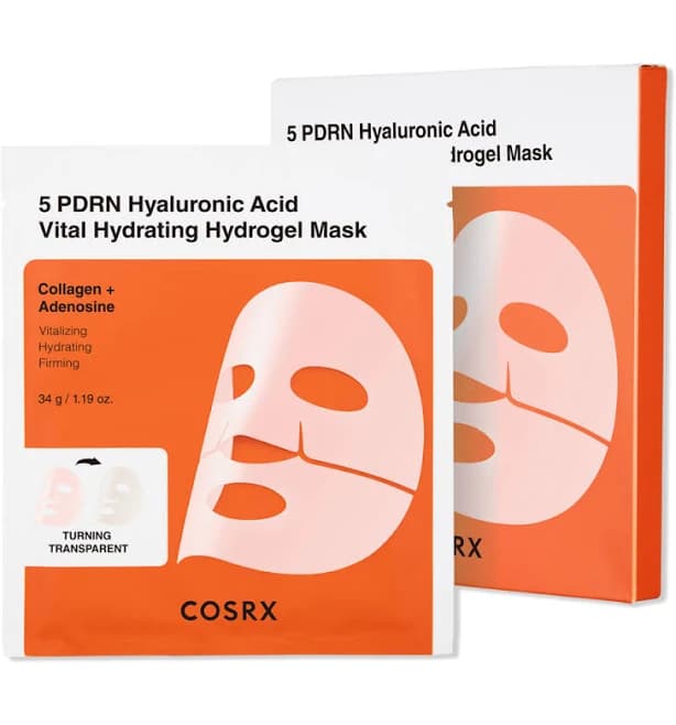 COSRX 5 PDRN Hyaluronic Acid Vital Hydrating Hydrogel Mask