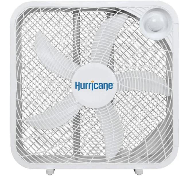 Hurricane 20 Inch Classic Series Floor Box Fan with 3 Speed Settings