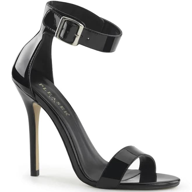 5 inch Heel AMUSE-10 Cream Patent_AMU10/CR/05