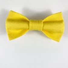 Solid Yellow Cat Bow tie
