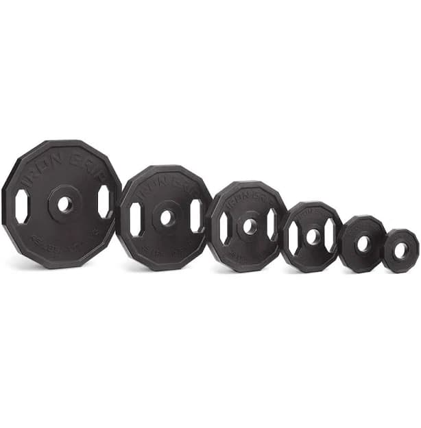 Iron Grip Urethane Encased Olympic Plates Made In USA 10LB Pair