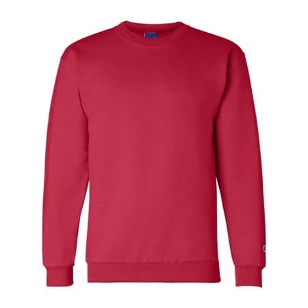Champion Unisex Powerblend Crewneck Sweatshirt, Adult Unisex, Size: Large, Red