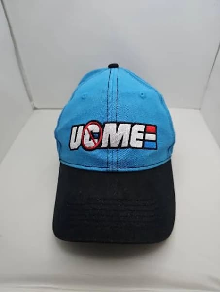 WWE John Cena 2015 "U Can't See Me" G.I. Joe look Red White Blue Adjustable Hat