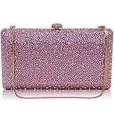 Amazon.com: Amethyst Luxury Rhinestone Clutch for Women Formal Event Crystal Evening Handbag with Chain AB Stone Box Purse : Handmade Products