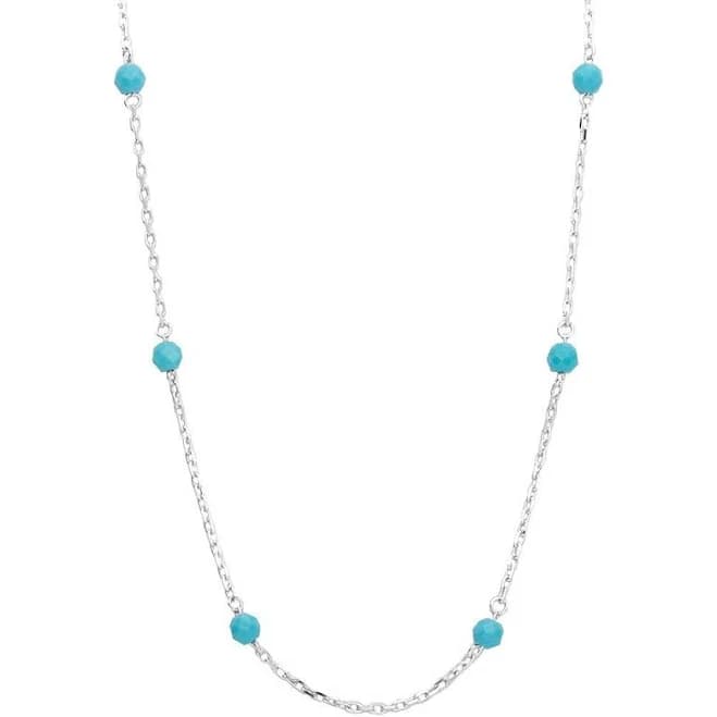 925 Sterling Silver Beaded Necklace