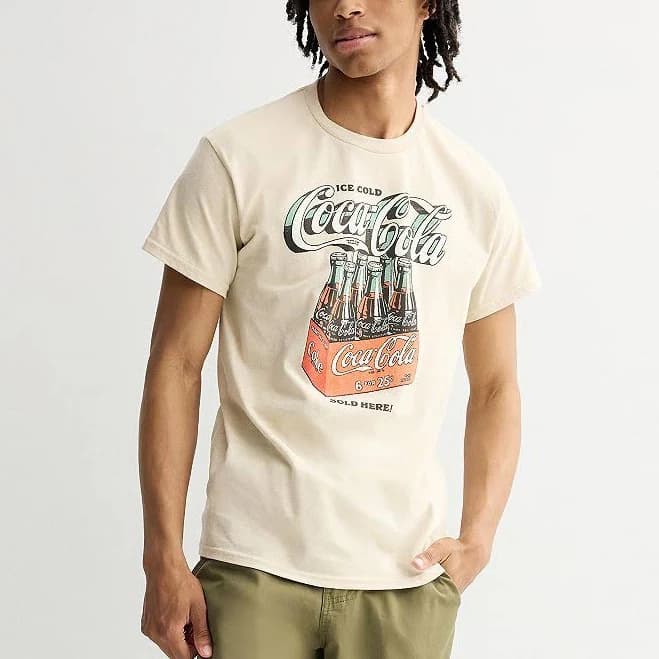 Coca-Cola Men's Ice Cold Graphic Tee