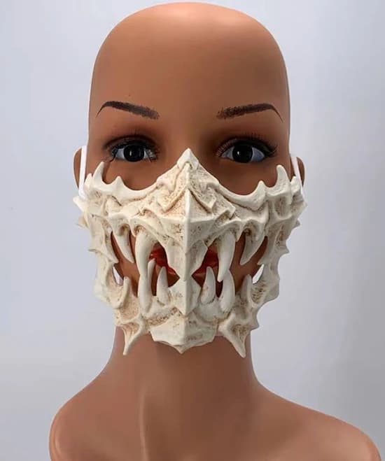 Cosplay Resin Skull Mask