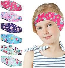 tashippa 6 Pcs Swimming Headbands for Kids, Adjustable Swimming Ear Protection Bands Cute Cartoon Waterproof Swim Headbands for Girls Swimmers Age 1-5, Head Circumference 17.30-19.20 Inch: Buy Online at Best Price in