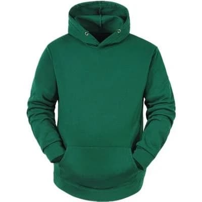 Men's Long Sleeve Hooded Sweatshirt with Pocket