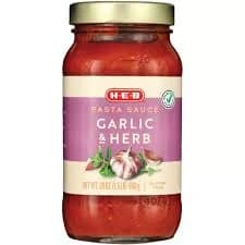 H‐E‐B Garlic & Herb Pasta Sauce