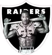 Jackson Raiders Inspired Full Size Football Helmet Decals | eBay
