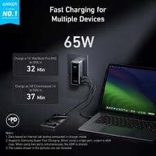 Anker Prime Power Bank, 9,600mAh Battery Pack with 65W Output, Built-in AC Plug, Supports PD 3.0 and PPS, 30W Fast Recharging, Sleek Portable Charger for MacBook Pro, iPhone 15 Series, Galaxy, iPad -