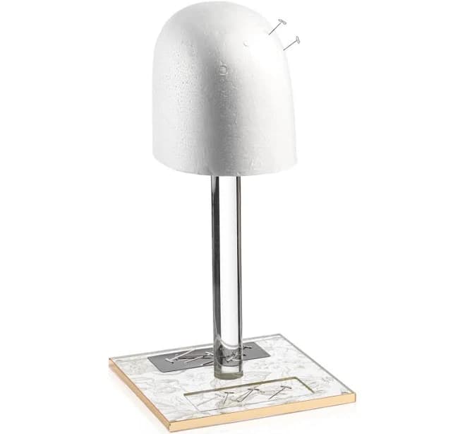 WH-FT-GO-19 French Toile Lucite Wig Head
