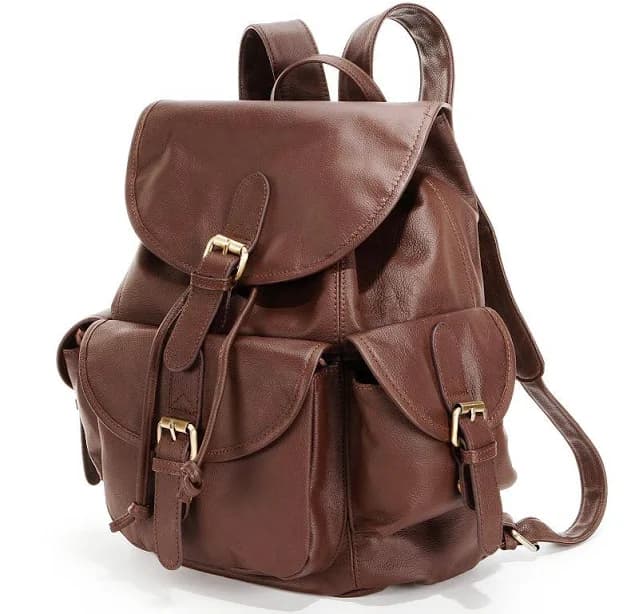 Amerileather Urban Buckle-Flap Backpack