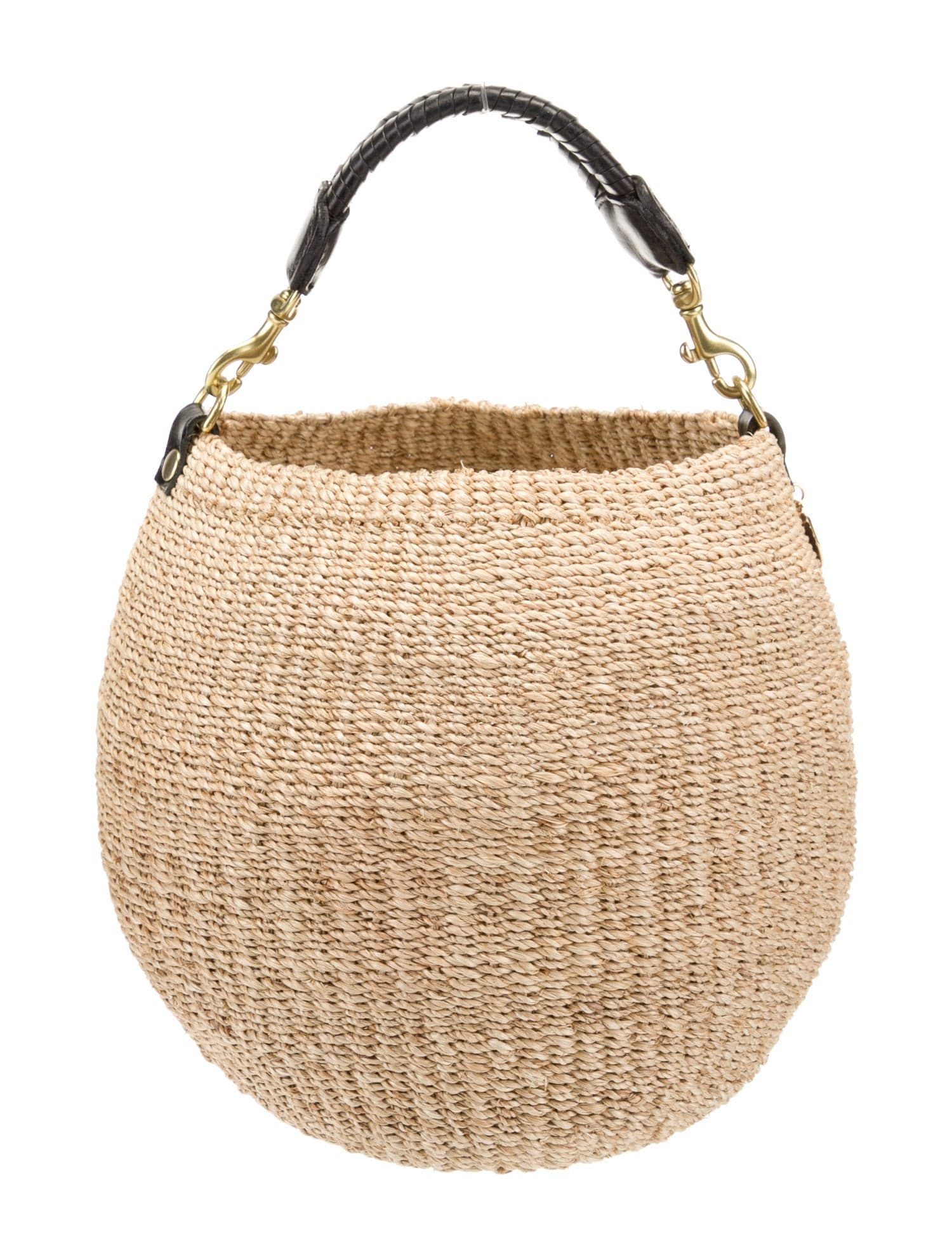 Clare V. Pot de Miel Straw Basket Bag - Neutrals Bucket Bags, Handbags - W2439988 | The RealReal