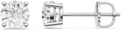 Zales 1-1/2 ct. T.W. Lab-Grown Diamond Solitaire Stud Earrings in