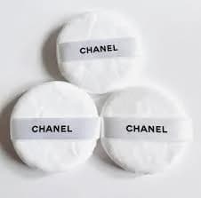 3 x Chanel Authentic Makeup Powder Puffs Makeup Sponges