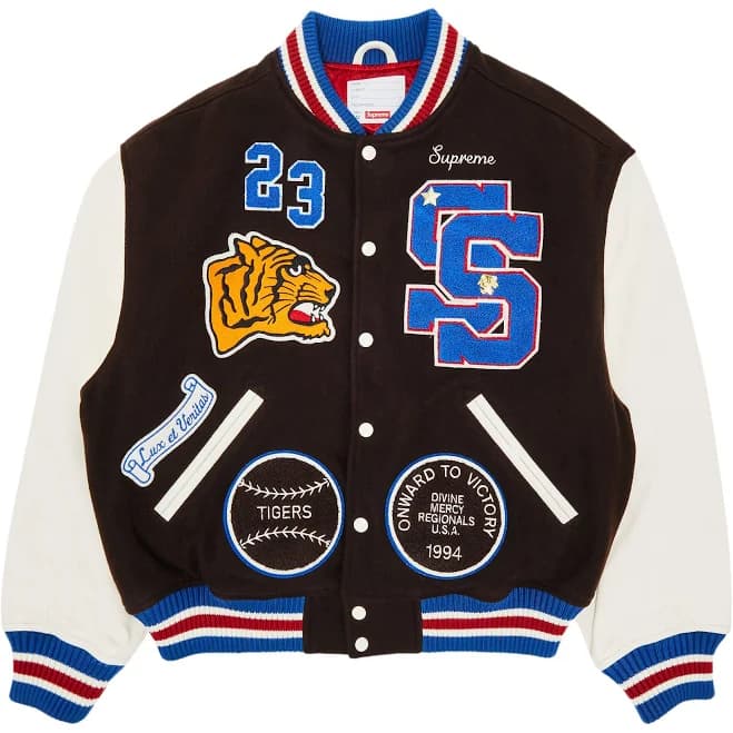 Supreme Tiger Varsity Jacket