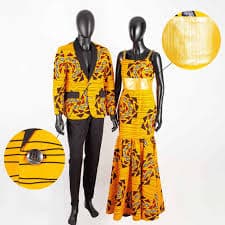 Amazon.com: MaxPick African Print Long Dresses for Women Matching Men Suits Outfits Dashiki Ankara Jackets Coats Bazin Riche Wedding Wear XXS 618 6 Men : Clothing, Shoes & Jewelry