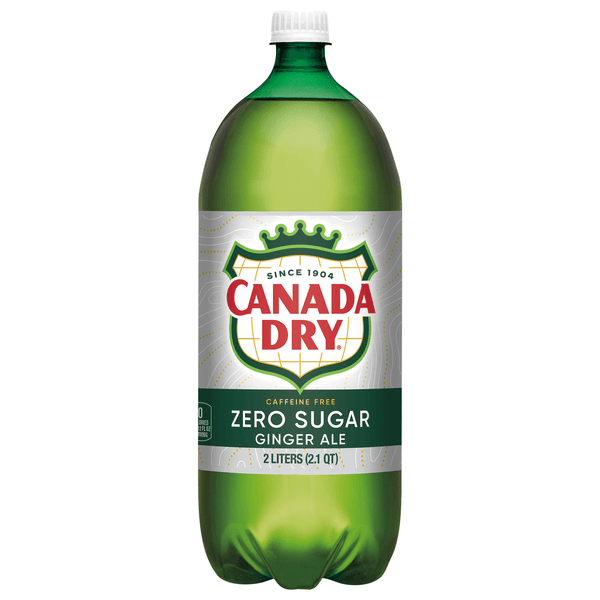 Canada Dry Caffeine Free Zero Sugar Ginger Ale Soda