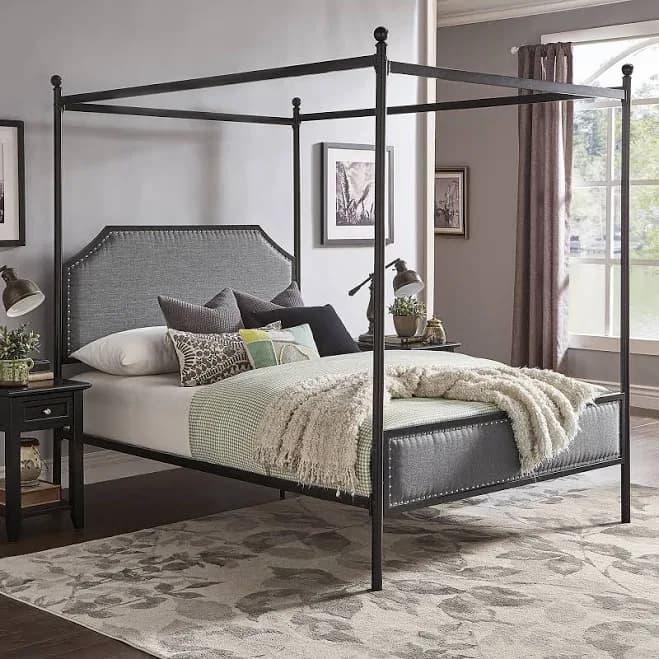 Weston Home Hazleton Queen Canopy Bed