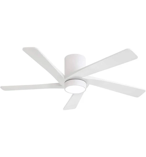 MLiAN 54 in. (4.5 ft.) Indoor Flush Mount Ceiling Fan with 5 Solid
