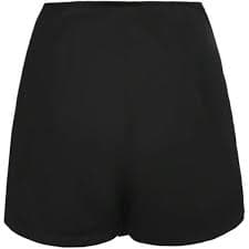 RAISER Womens Shorts Solid Asymmetrical Hem Pleated Skort For Party at Amazon Women's Clothing store