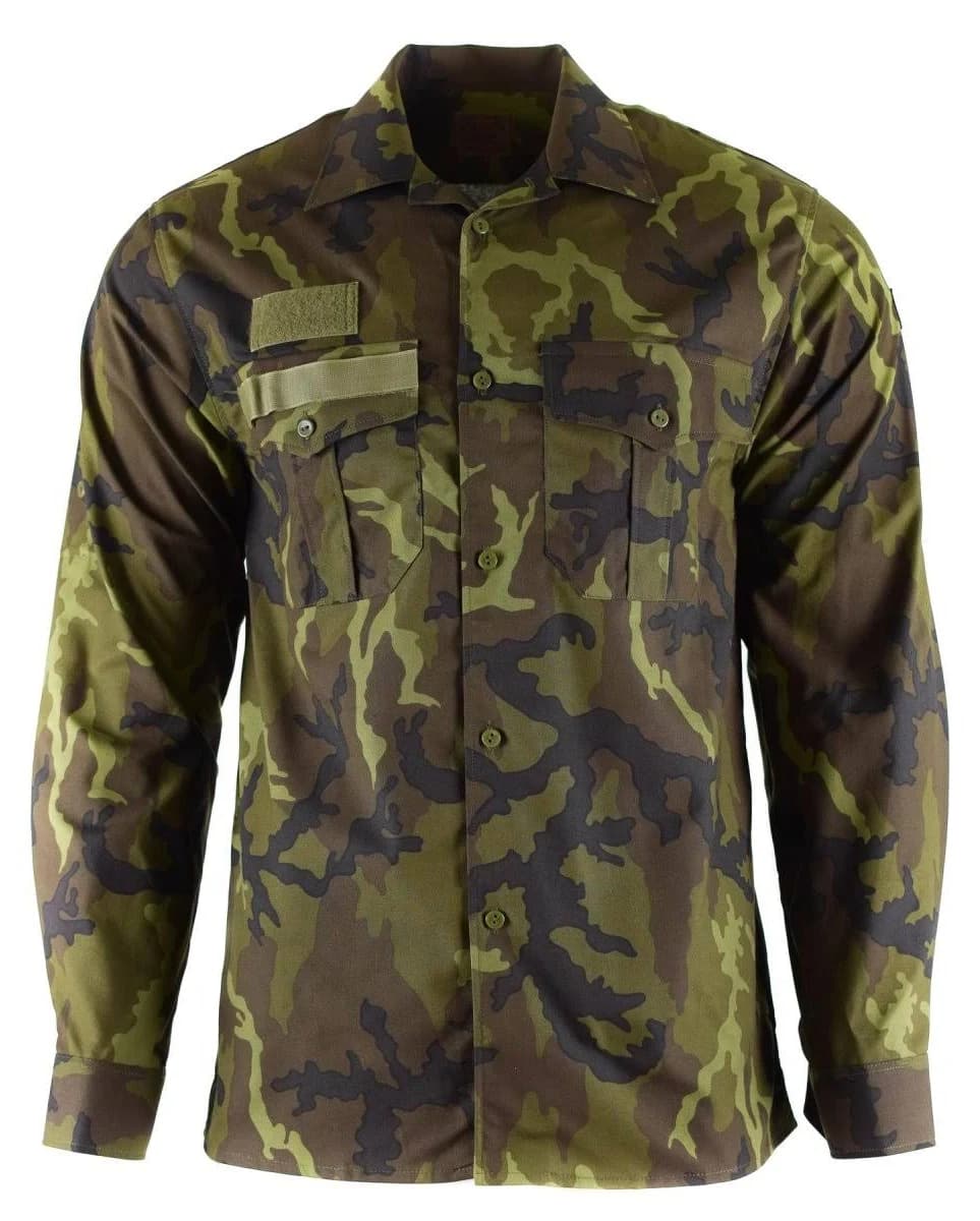Czech Army Woodland Camo Shirt