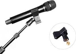 Amazon.com: 2 Pack Universal Adjustable Wireless Microphone Clip Holder With Adapter : Musical Instruments