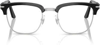 Persol PO3375V Square Prescription Eyewear Frames, Black, 50 mm : Clothing, Shoes & Jewelry - Amazon.com