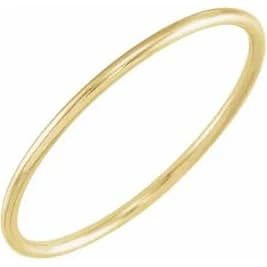 14K Thin Gold Band