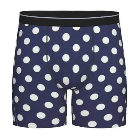 Men's Polka Dot Novelty Boxer Briefs