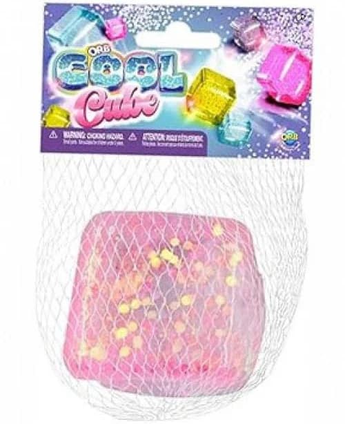 Cool Cube Pink Squeeze Toy