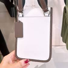 Racer Phone Crossbody In Leather CT887