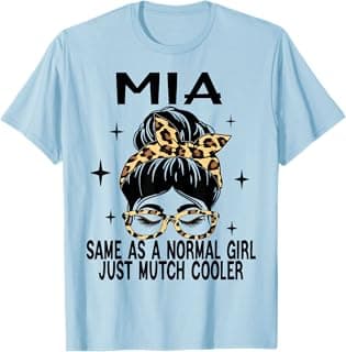 MIA Costume Cute Definition Personalized Name MIA T-Shirt