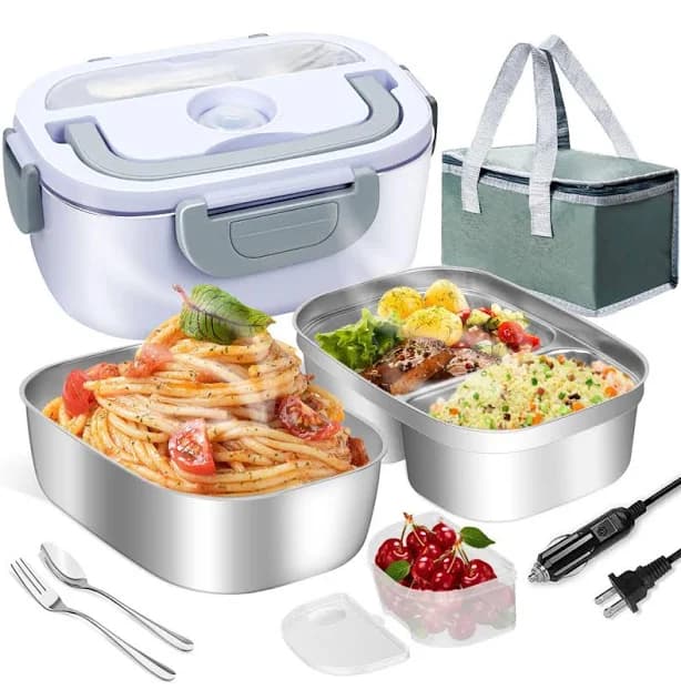 Prep & Savour Electric Heated Lunch Box