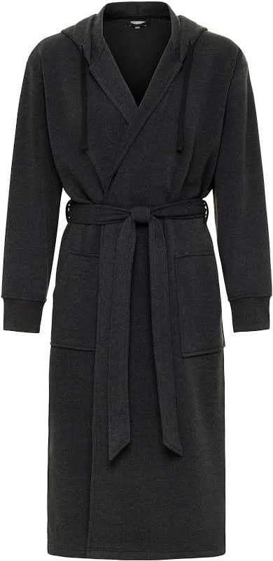 Men's Hooded Bathrobe with Pockets