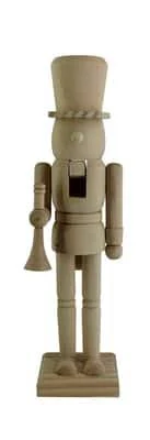 Make Market Soldier with Trumpet DIY Pinewood Nutcracker