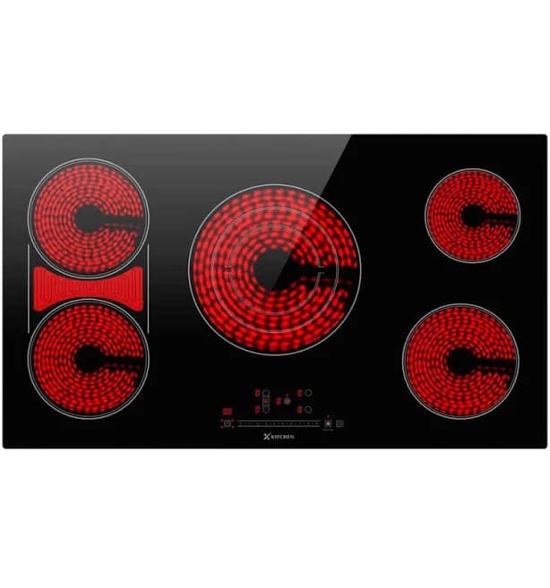x Kitchen 36 in. 5 Burners Radiant Electric Cooktop