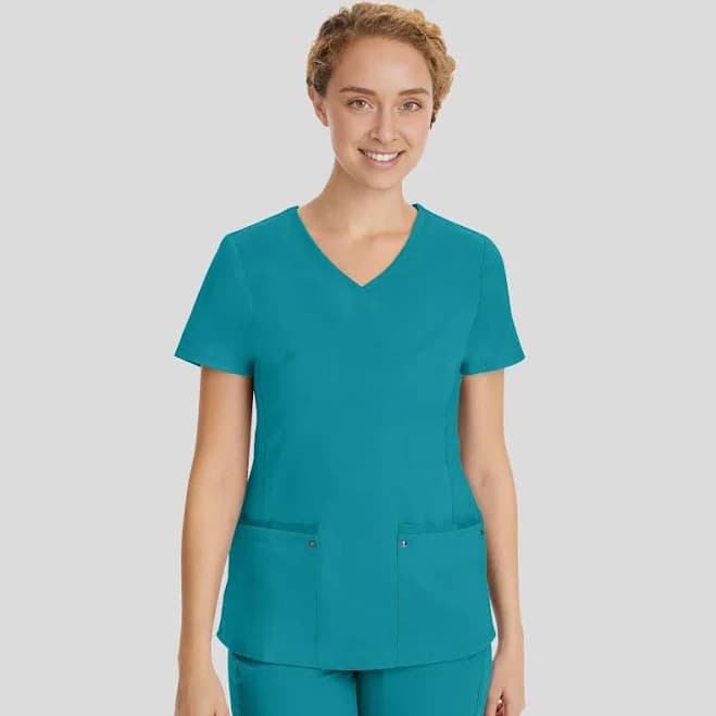 Healing Hands Women's Purple Label Juliet V-Neck Scrub Top